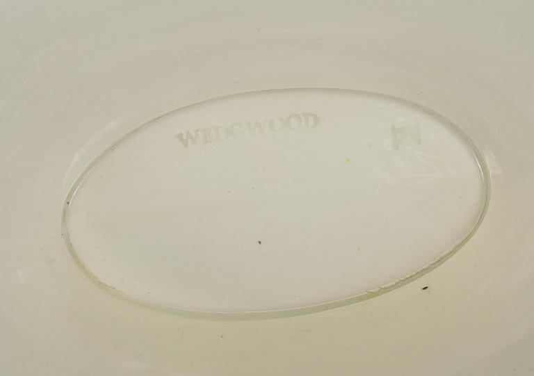 TERRIN med LOCK, flintgods, Wedgwood, England, omkr år 1800.