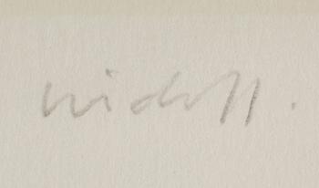 ANDERS WIDOFF, litografi, sign o numr 249/400.