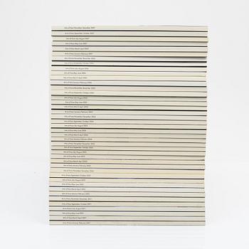 A set of 63 Arts of Asia magazines, from the period 2001-2011.