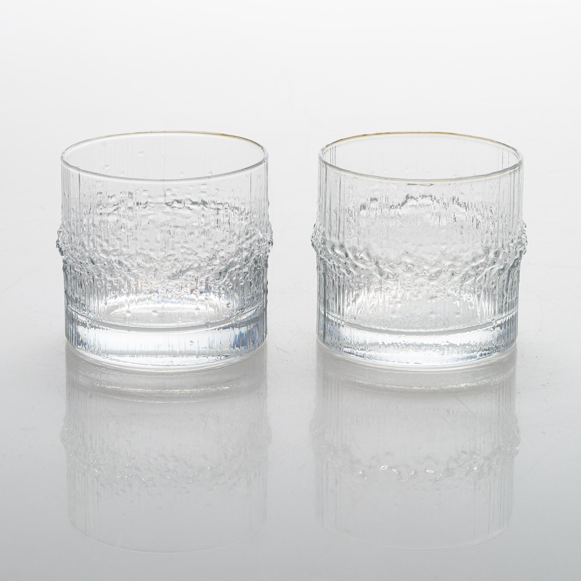 Tapio Wirkkala, a 24-piece set of "Niva" glassware, Iittala. In production 1972-1992.
