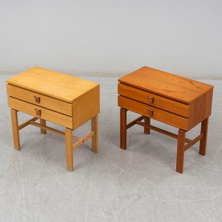 Two 1950/60s bedside tables from Fröseke Nybrofabriken.