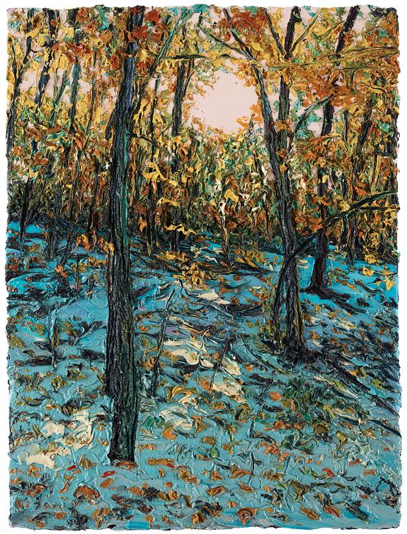 Robert Terry, "Fall trees, snow".