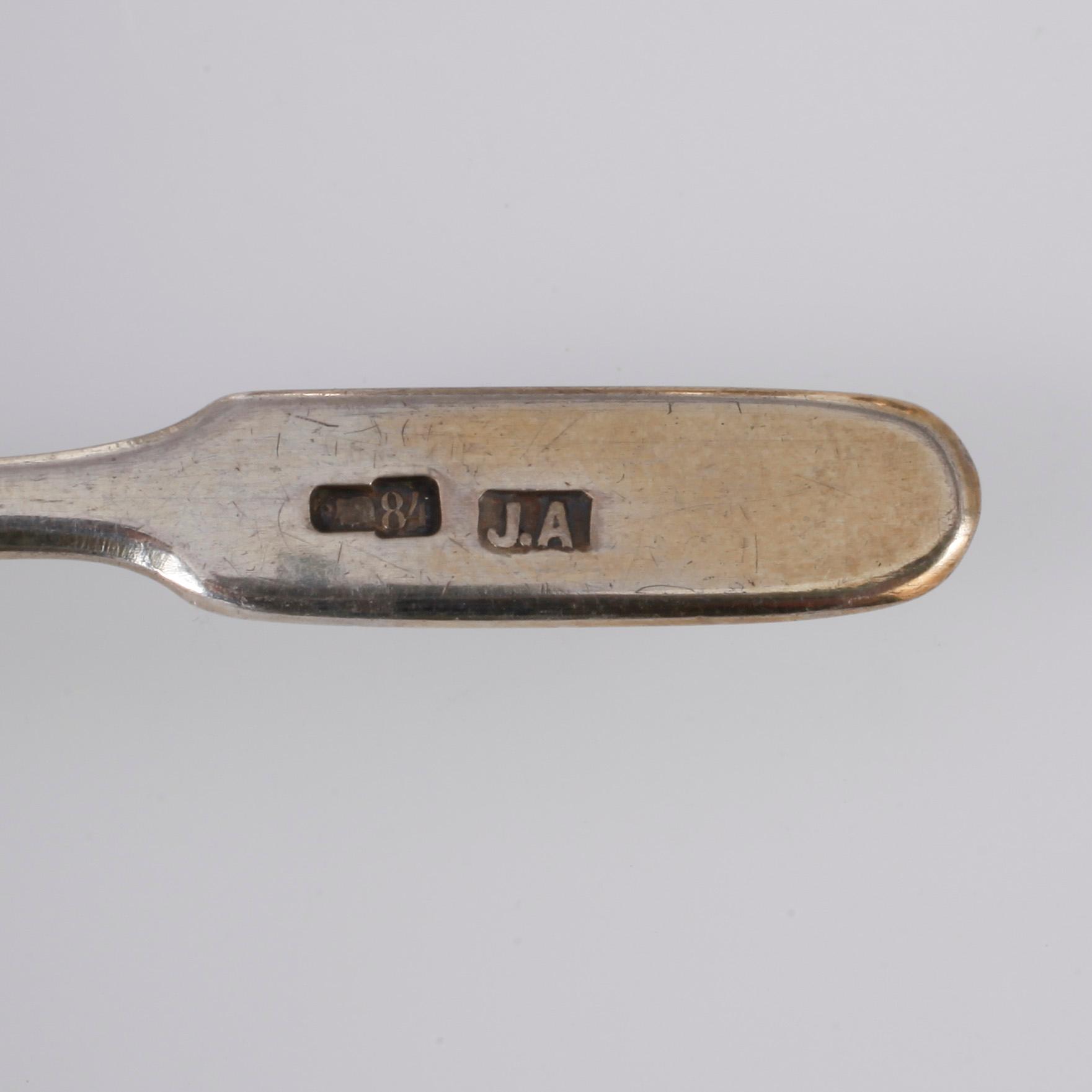 PARTI SALTKAR, 2 + 3, silver, Ryssland samt Tjeckoslovakien. 1900-talets första hälft.
