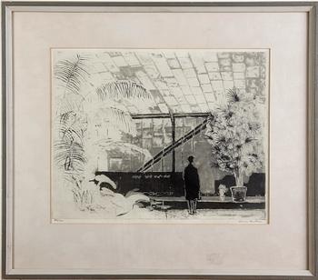 Louis Bastin · BASTIN, LOUIS. Akvatintetsning, sign och numrerad 157/300.