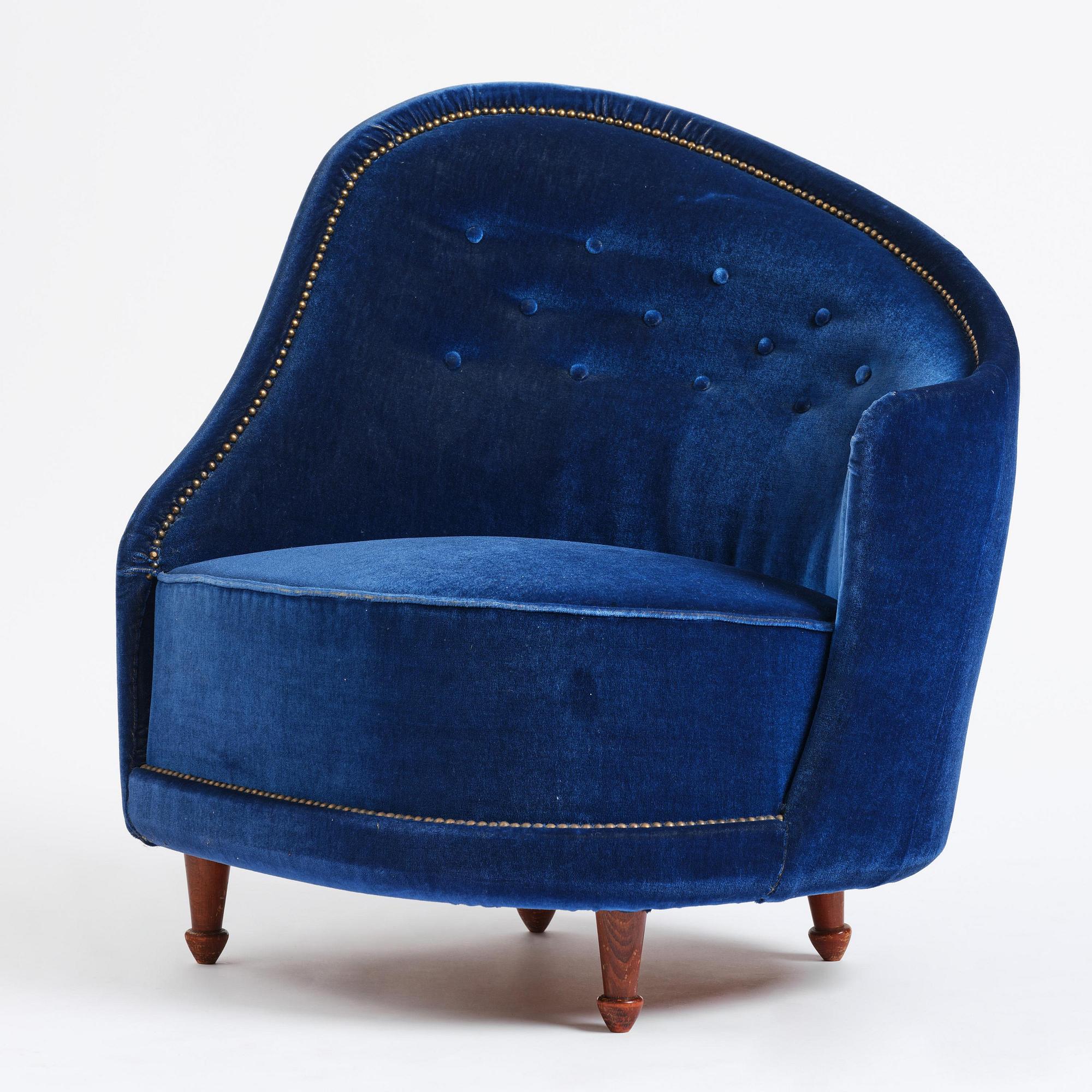 Carl Cederholm, a Swedish Modern armchair, Stil & Form, Stockholm, 1940s-50s.