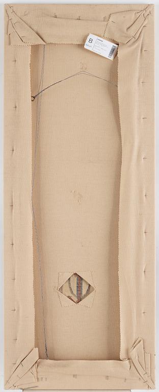 TÄLTBAND, FRAGMENT, antikt Turkmenskt, Tsarryssland, ca 102,5 x 39 cm. Monterat (med montering 107x42 cm).