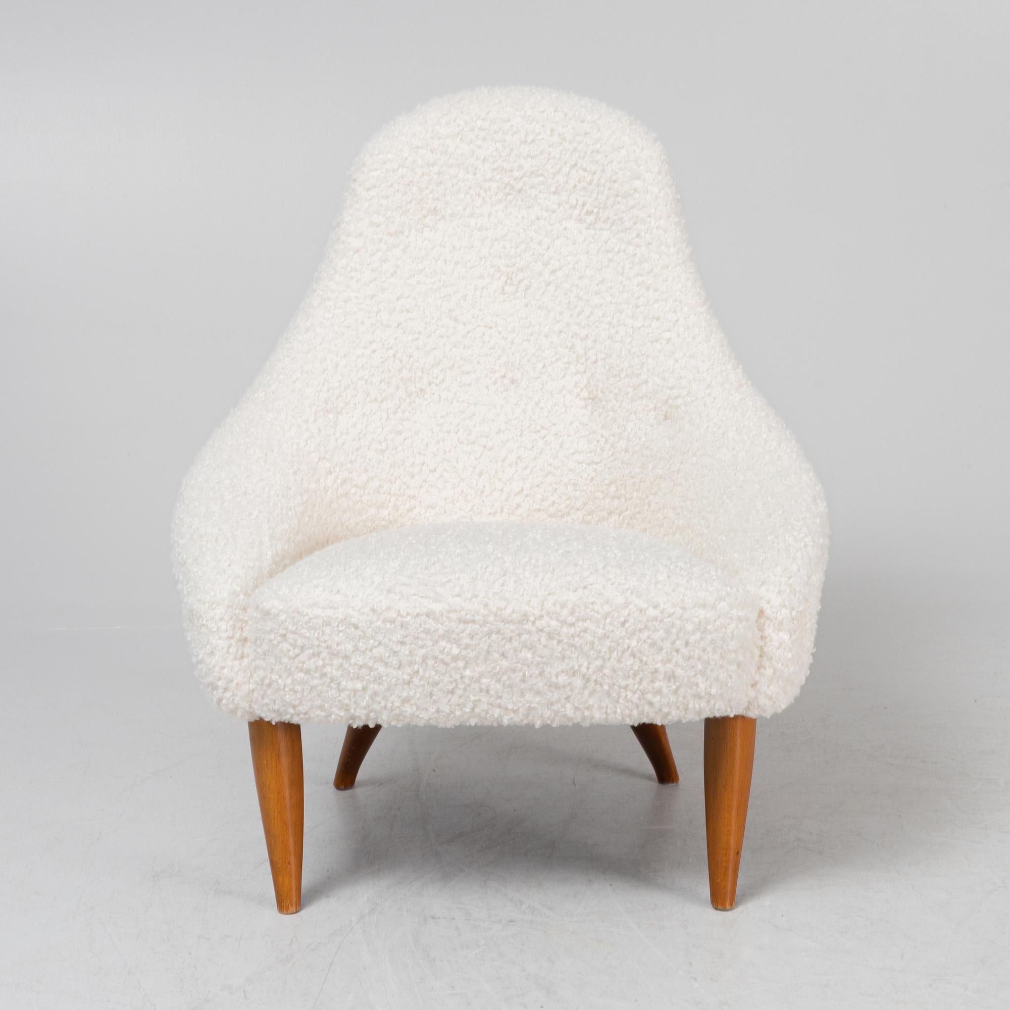 Kerstin Hörlin-Holmquist, fåtölj, "Lilla Eva", ur Nordiska Kompaniets "Triva"-serie.