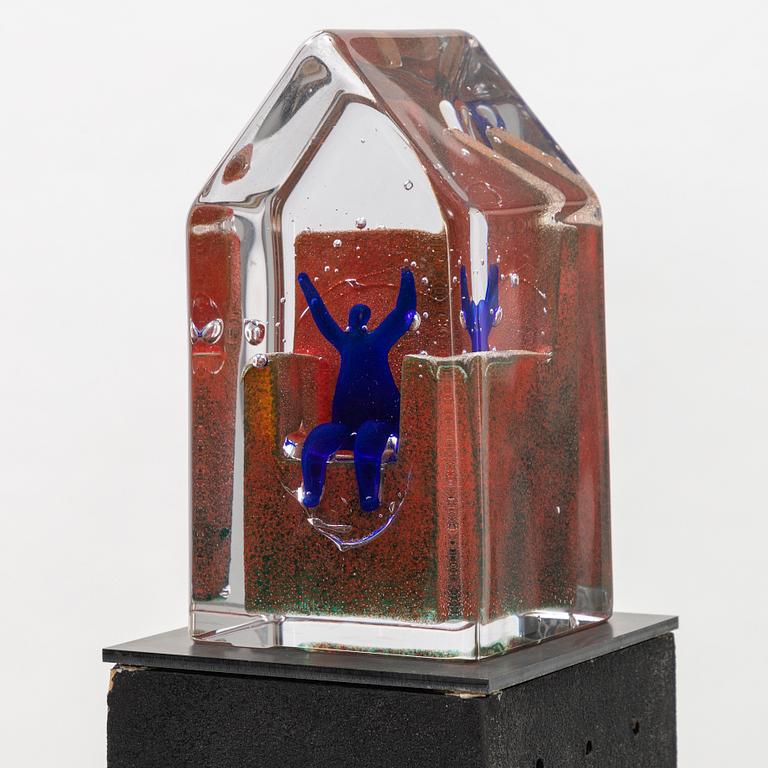 Kjell Engman, a unique sculpture, Kosta Boda.