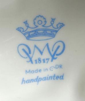 KANDELABRAR, ett par, porslin. Tyskland 1900-tal.