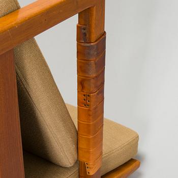 Carl Gustaf Hiort af Ornäs, a pair of late 1950s 'Rialto' open armchairs, Puunveisto Oy - Träsnideri Ab, Finland.