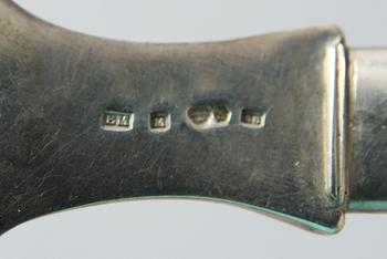 SERVERINGSPADE, silver, Malmö, 1936. Tot 82 g.