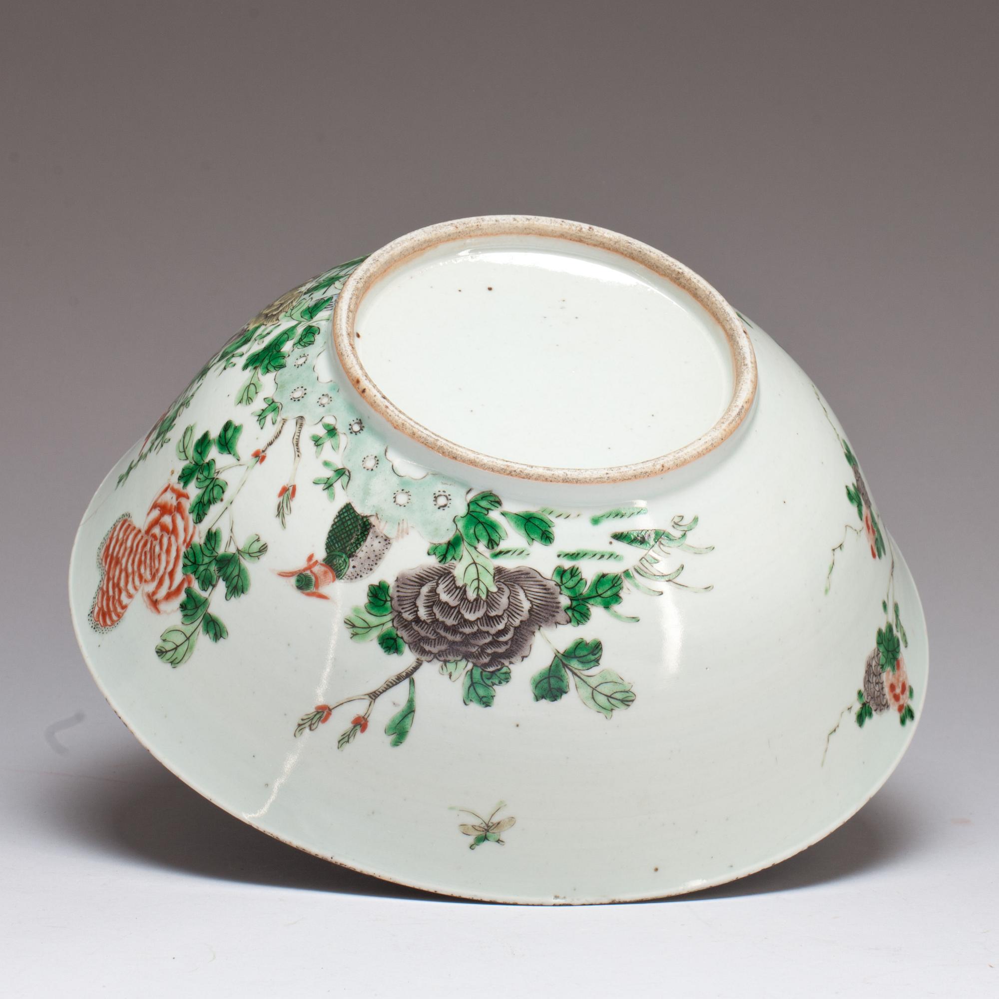 BÅLSKÅL, porslin, Kina, omkring 1900.