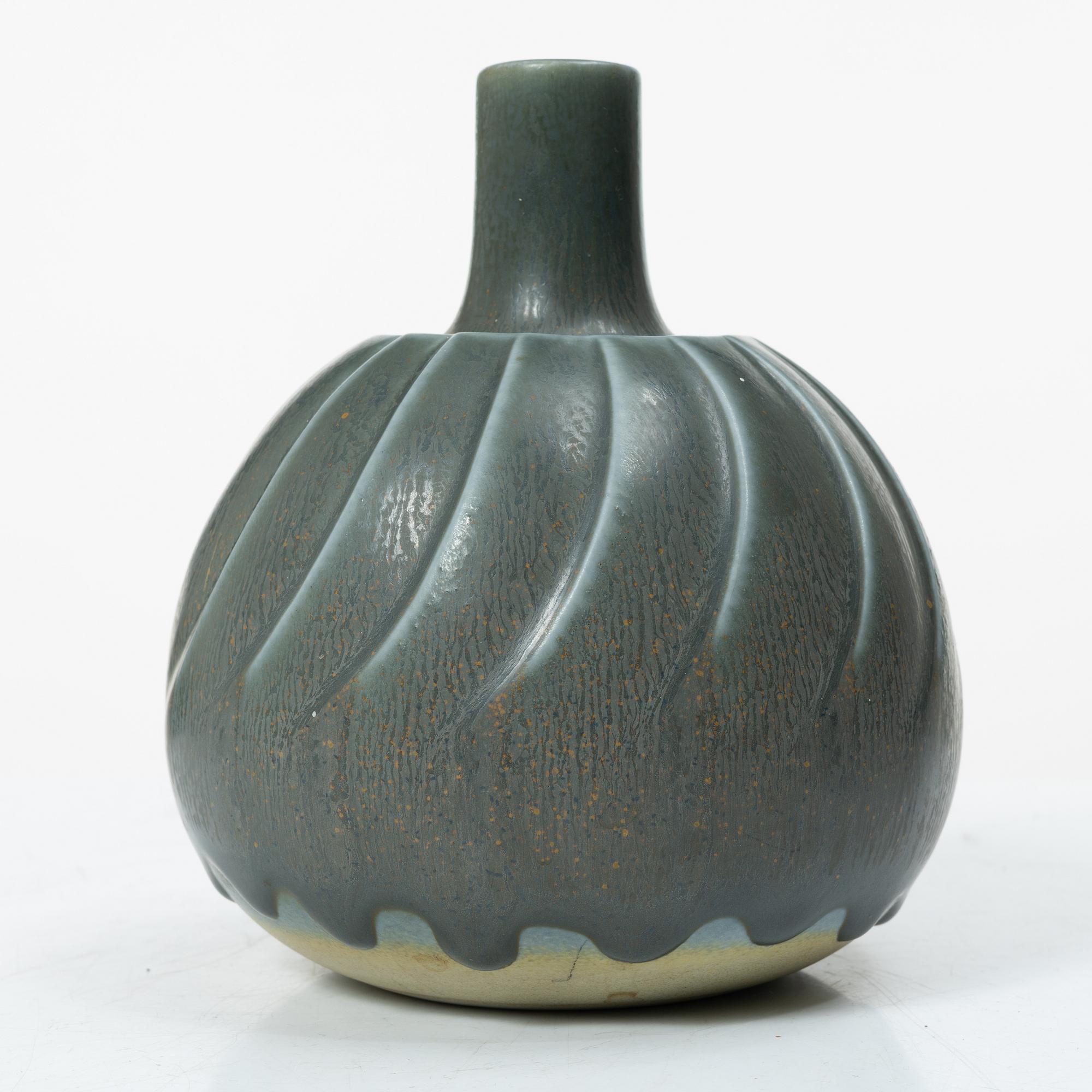 Kåge Verkstad, four ceramic pieces, Gustavsberg, Sweden, 1957-61.