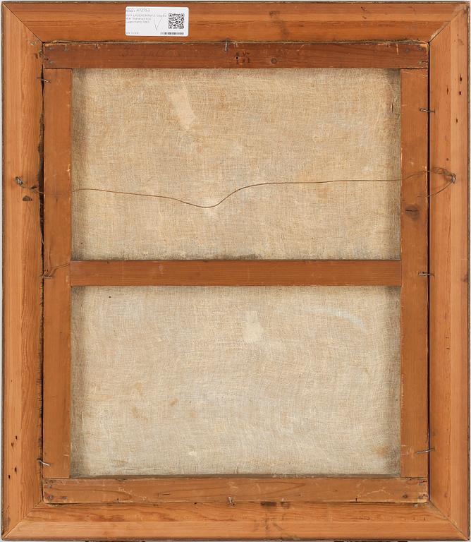 AVA LAGERCRANTZ. Olja på duk. Signerad Ava Lagercrantz 1883.