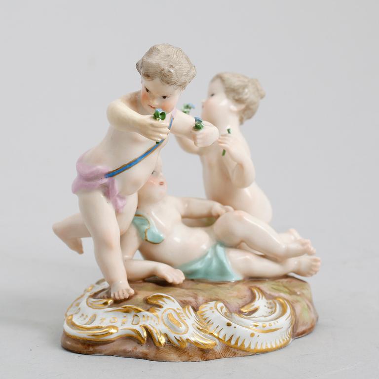 FIGURGRUPP, porslin, Meissen, 1900-tal.