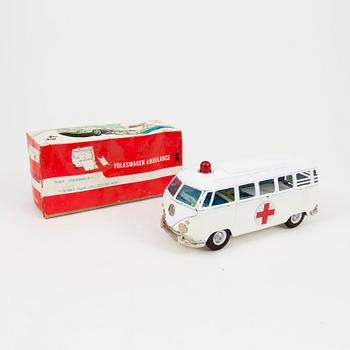 A Bandai tinplate "Volkswagen Ambulance", Japan, 1960s.