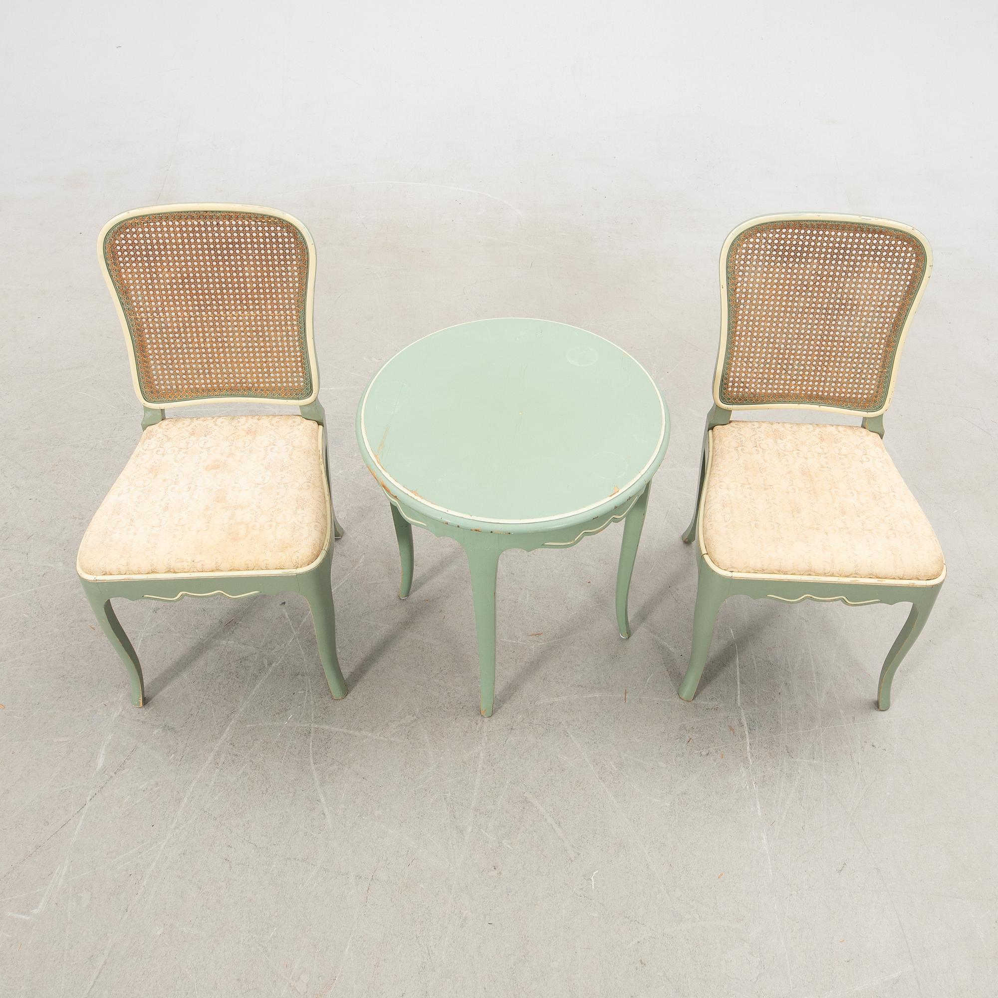 Axel Einar Hjorth, Stolar ett par samt bord "Ängby" och "Traddis" Nordiska Kompaniet (NK) 1931/32.