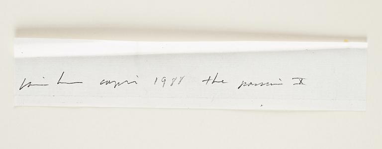 JAMES BROWN, drawing signed and dated 1988 on verso.