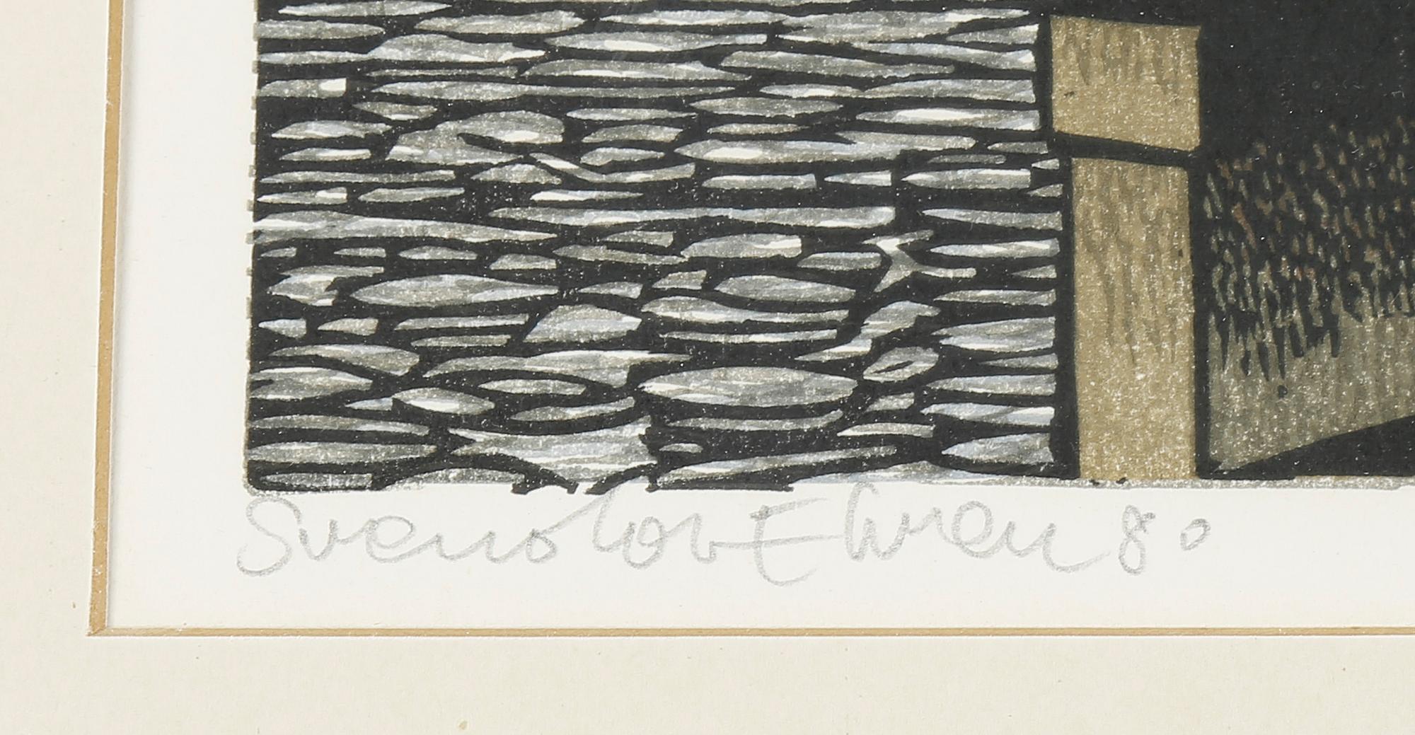 SVENOLOV EHRÉN, färglitografi, signerad och numrerad 233/360, daterad (19)80.