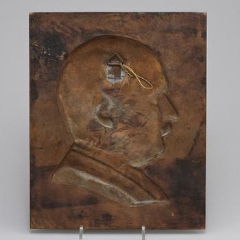 CARL ELDH, brons, signerad 1916, gjutarstämpel Herman Bergman Fud.