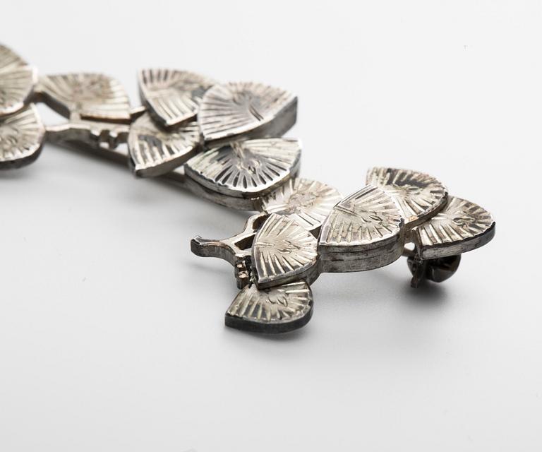 BROSCH, Wiwen Nilsson, Lund 1965, nr 6, sterling silver vikt ca 10 g.