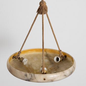 Takampel, alabaster, 1920-tal.