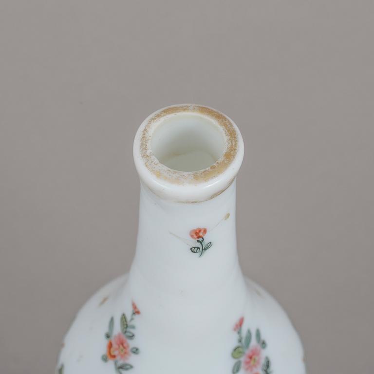 FLASKA, opalglas, 1800-tal.