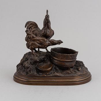 ISIDORE BONHEUR, a bronze sculpture.