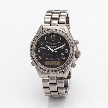 Breitling, Intruder Reveil, wristwatch, 41 mm.