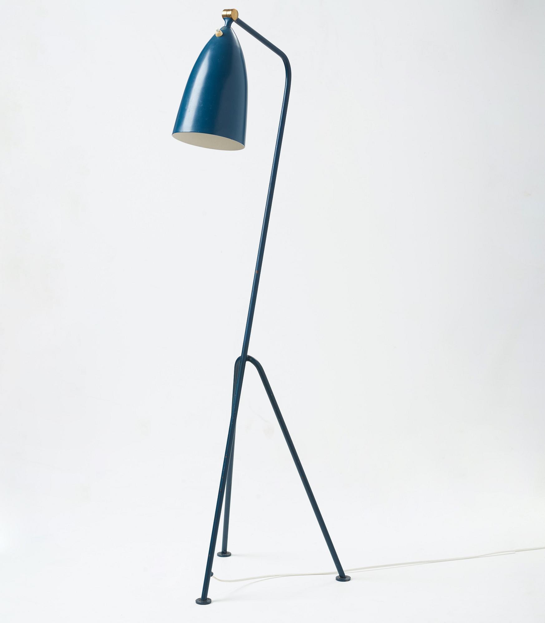 Greta Magnusson Grossman, golvlampa, "G-33" (Grasshopper), Bergboms, Malmö 1950-tal.