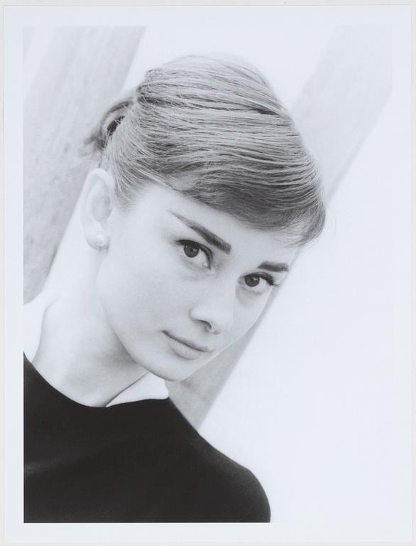 Per-Olow Anderson, "Audrey Hepburn photographed on the set for War and Peace, 1955".