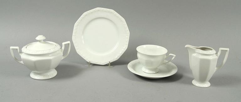 MAT- och KAFFESERVIS, 49 delar, porslin, "Maria", Rosenthal.