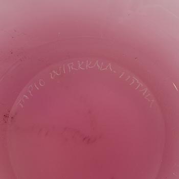 Tapio Wirkkala, a set of five glass bowls, signed Tapio Wirkkala Iittala.