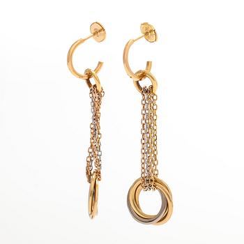 Cartier, Örhängen, "Trinity", 18K guld.