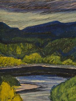 Helmer Osslund, Norrland landscape.