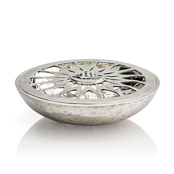 542. Carl Fredrik Carlman, a sterling silver ashtray, designed by Sven Carlman, Stockholm, Sweden 1955.