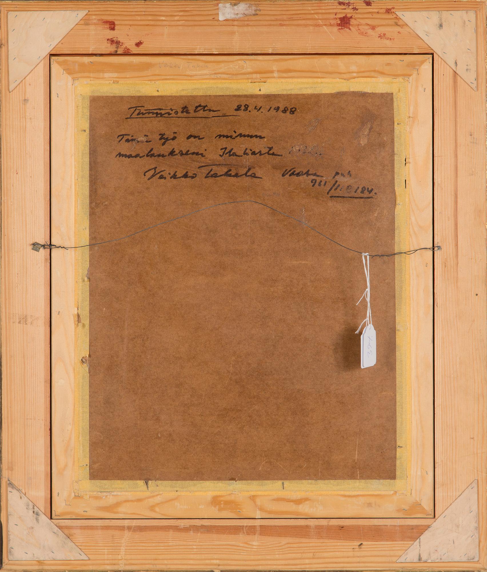 Veikko Takala, Näkymä Italiasta.