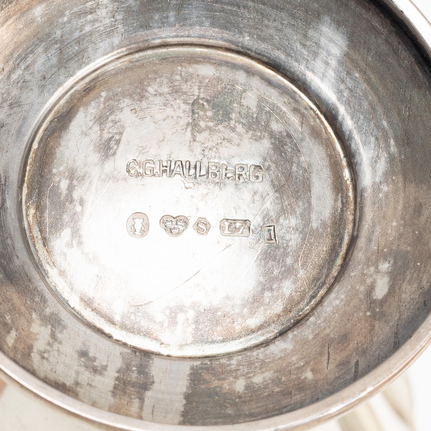 Three Swedish silver trophies, 1910s.
