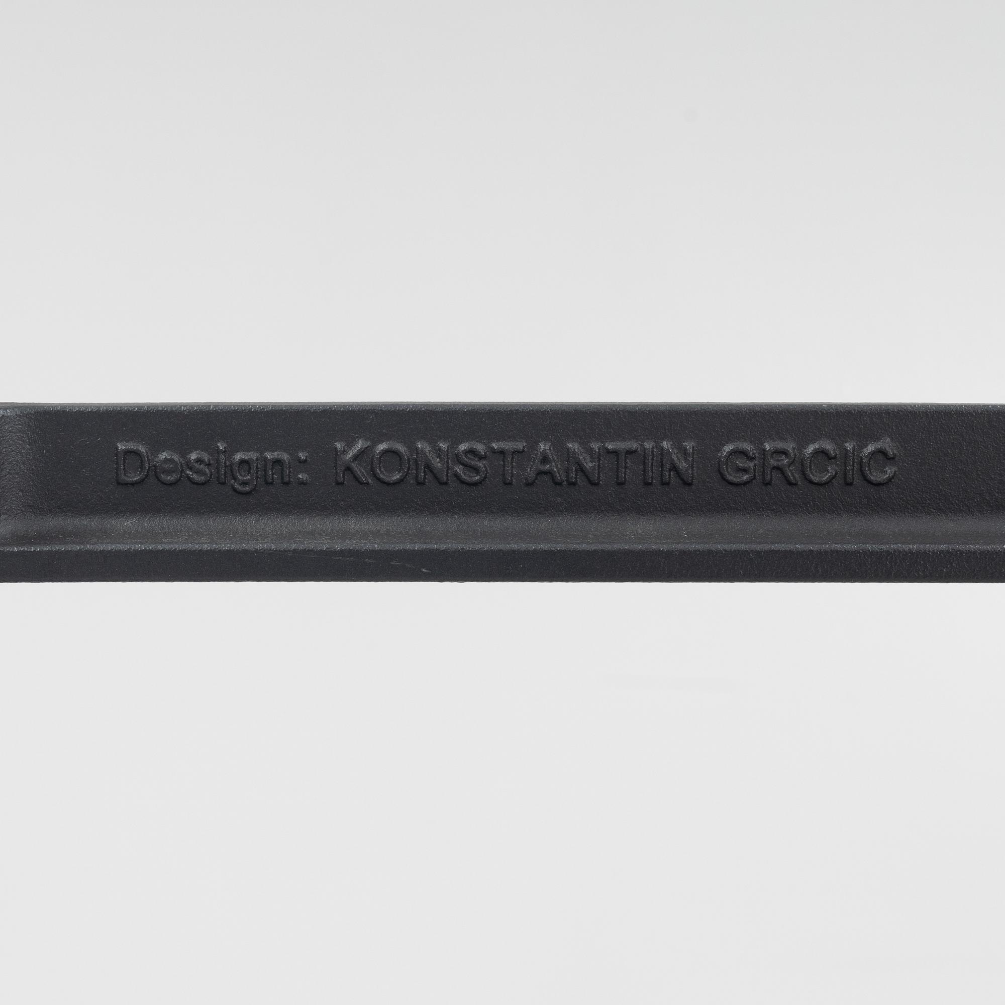 Konstantin Grcic, bordsunderreden, 2 st, "Brut", Magis, Italy.