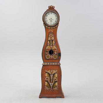 A Swedish provincial painted longcase-clock, dated 1847.