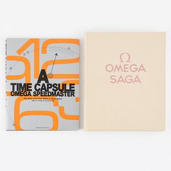 Books about OMEGA clocks and watches – 13 vols.