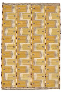 294. Marianne Richter, MATTO, "Gula havet", flat weave, ca 298 x 204 cm, signed AB MMF MR.