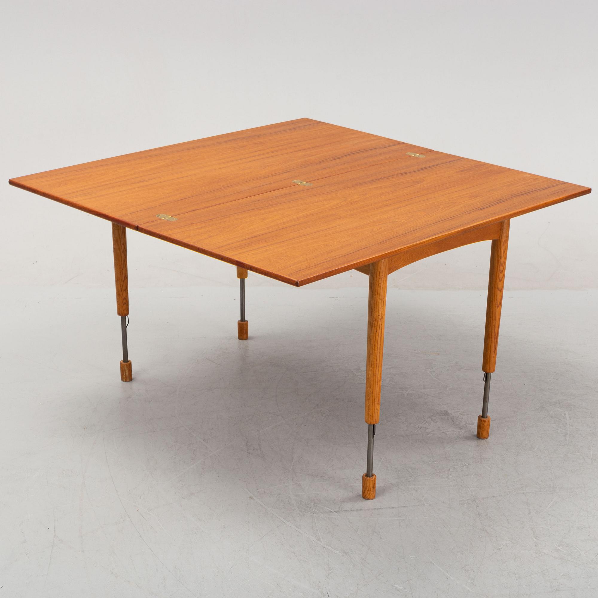 A teak and oak table, Gemla, Diö, 1950's/60's.