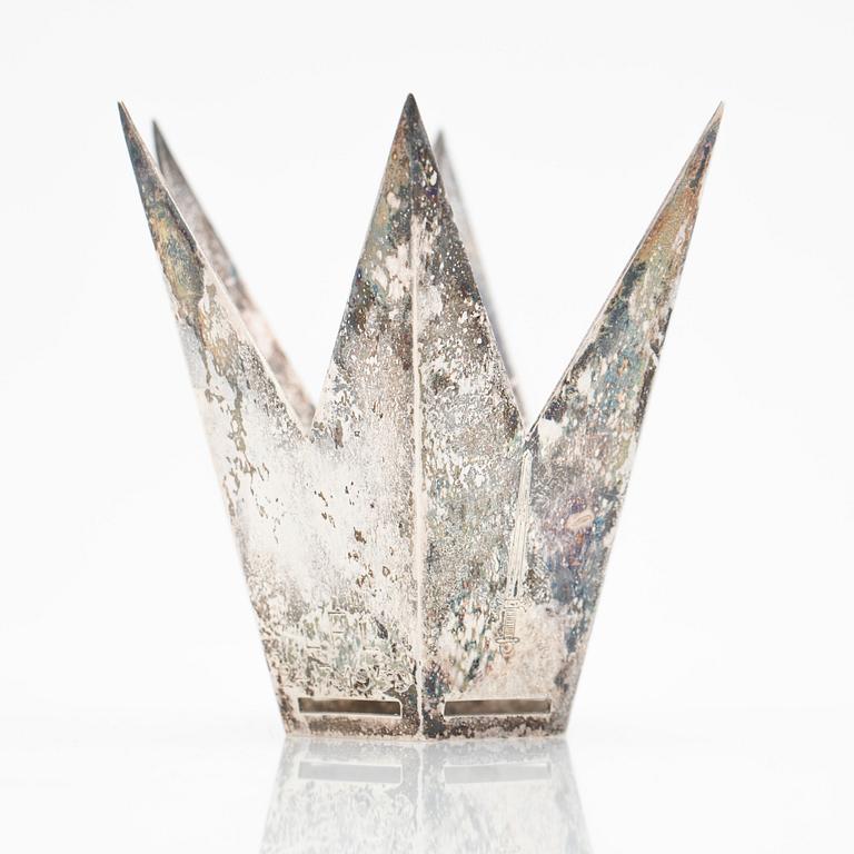 Wiwen Nilsson, bridal crown, silver, Lund, 1958.