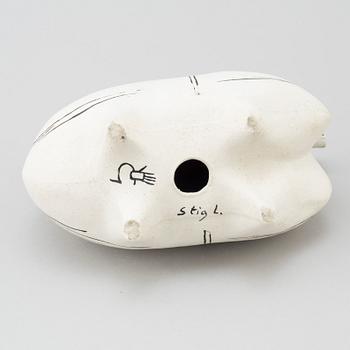 STIG LINDBERG, a "Springare" stoneware sculpture of a horse, Gustavsberg studio, Sweden 1952-72.