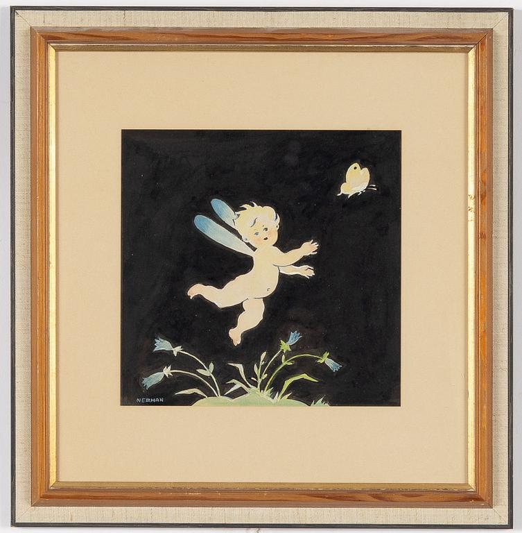 Einar Nerman, "The Honey of the Flowers", From Thumbelina.