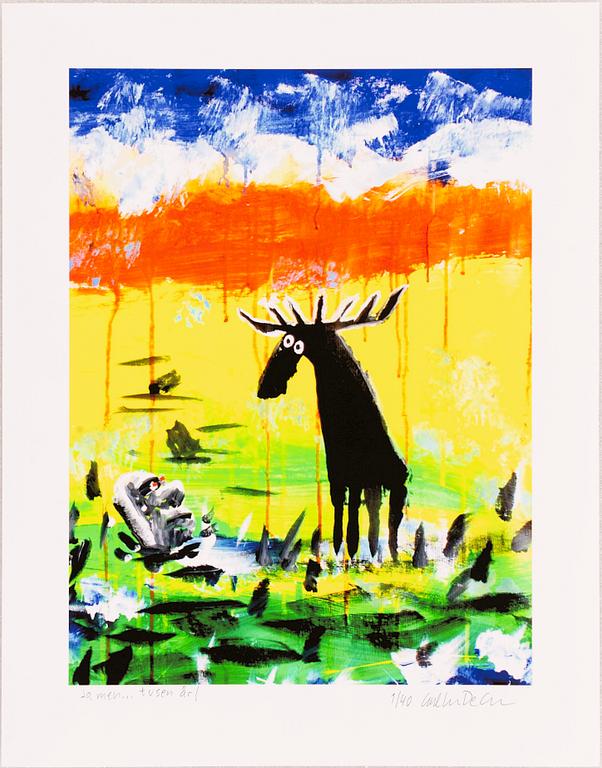 Carl Johan De Geer, "Ja men...tusen år!".