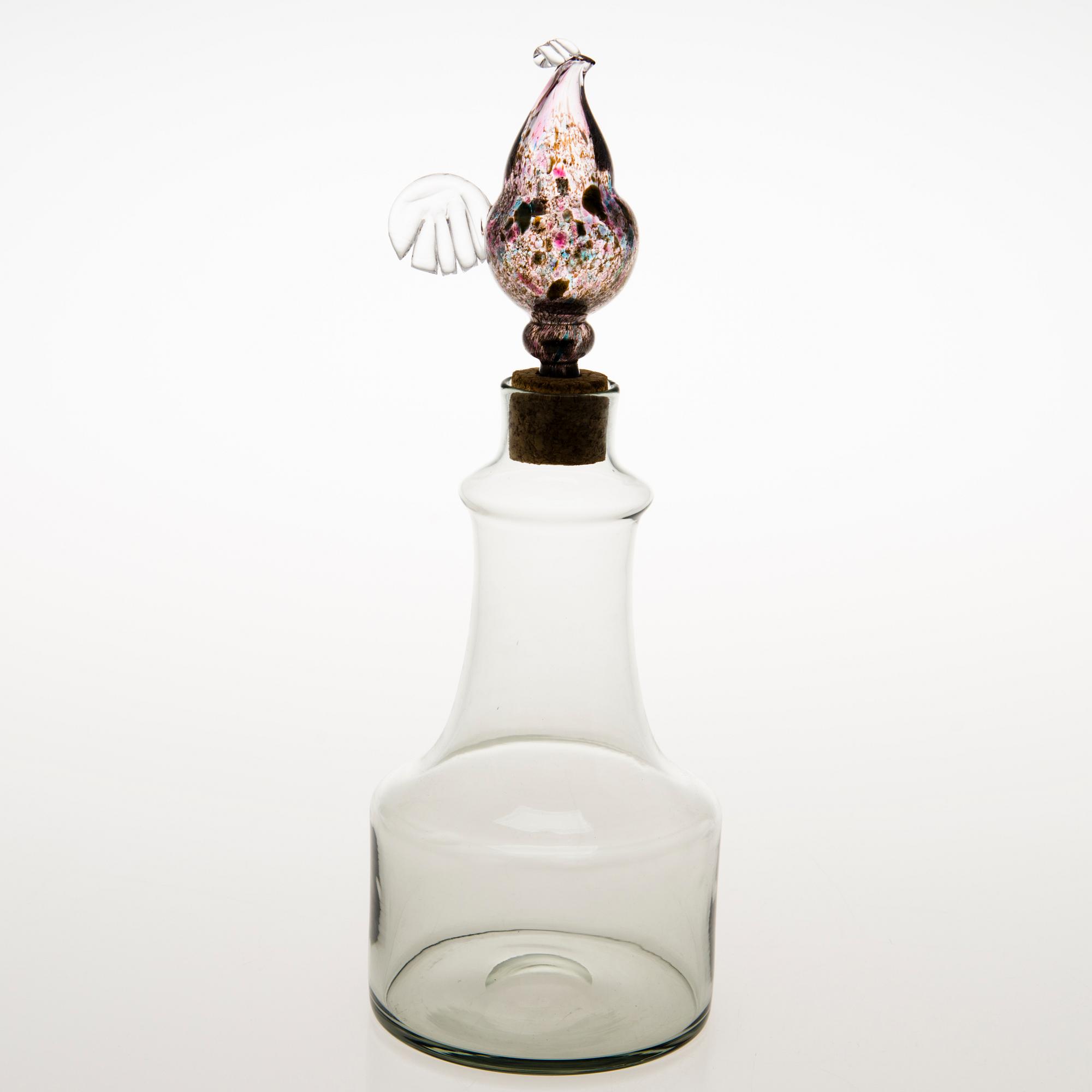 KAJ FRANCK, A decanter signed K. Franck, Nuutajärvi Notsjö -63.