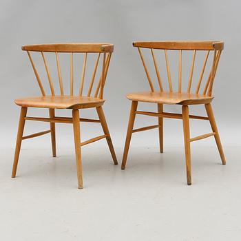 KARMSTOLAR, 2 st, snarlika, 1900-talets andra hälft.