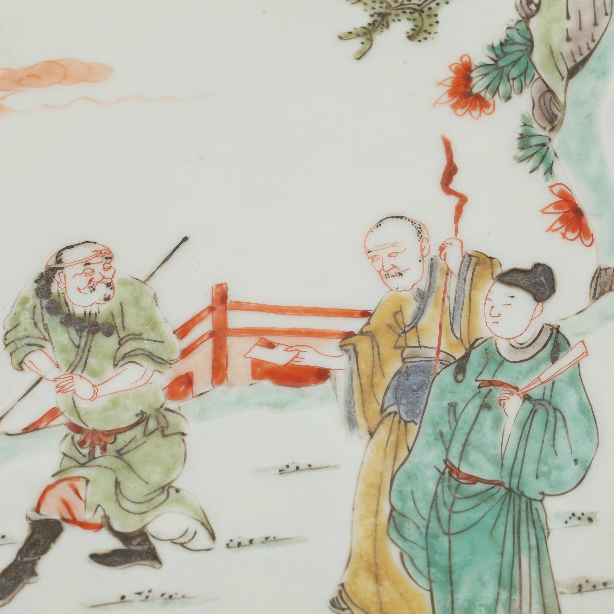 FAT, porslin, kangxi, Kina 1700-tal.